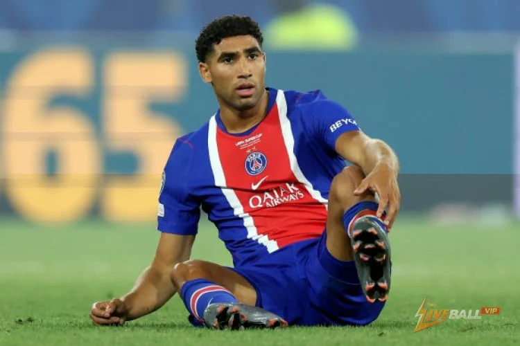 PSG อัปเดตเกี่ยวกับอาการบาดเจ็บของอัชราฟ ฮาคิมี